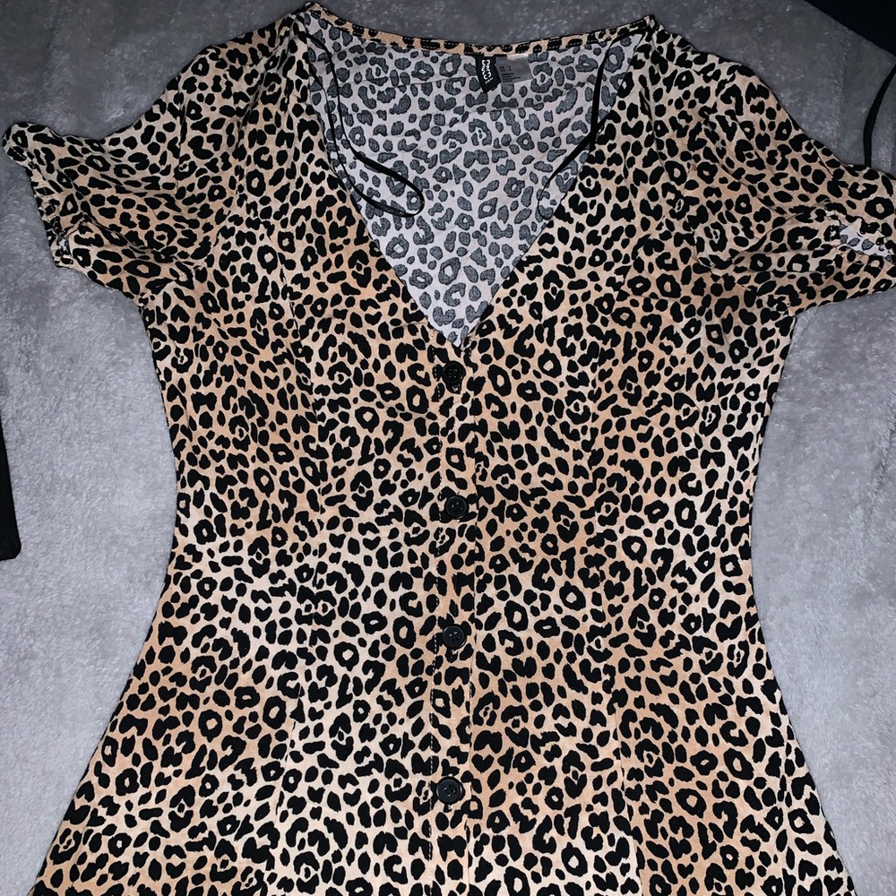 NEVER WORN Cheetah H&M dress